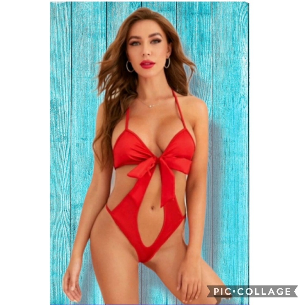 🎀LARGE RED BOW LINGERIE PIECE! ♥️👍🎀